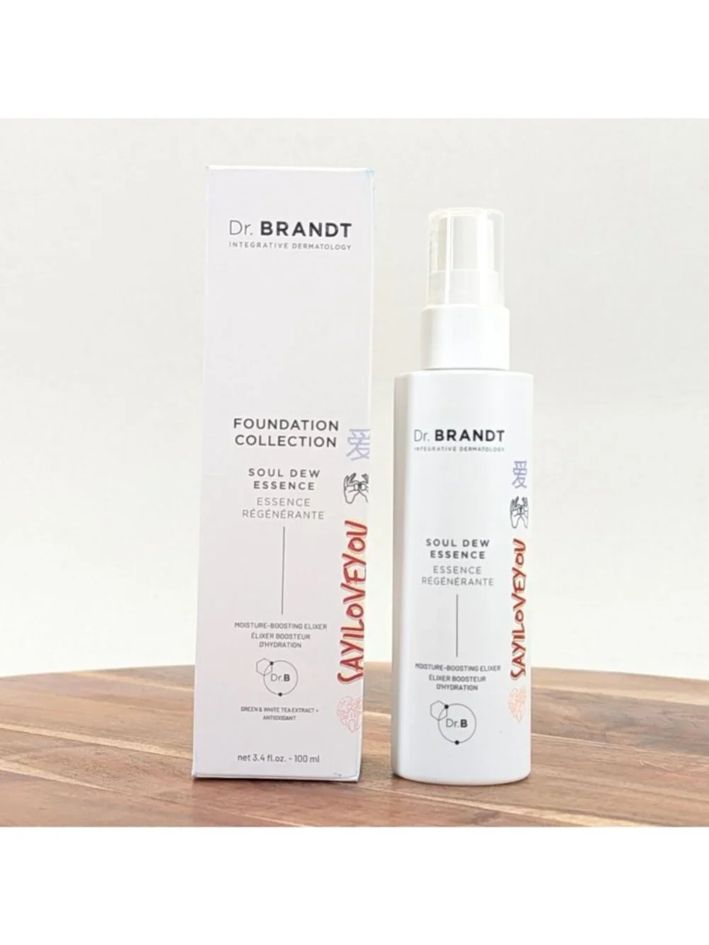 Dr Brandt Soul Dew Essence 3.4 oz Hydration Luminosity Skincare Elixir NIB